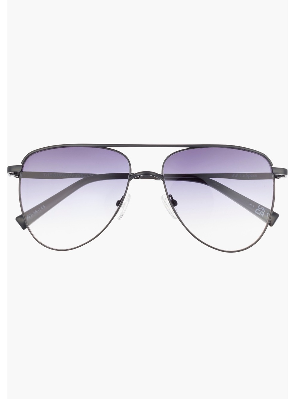 Le Specs The Duke 57mm Aviator Sunglasses Matte Black